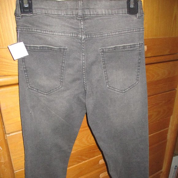 MILA ROSE Girl’s 12 Stretch Black Jeans Distressed Long NEW! - Picture 5 of 5